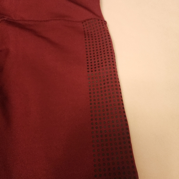 TKO Purple with Black Dots Workout Leggings - Picture 4 of 10